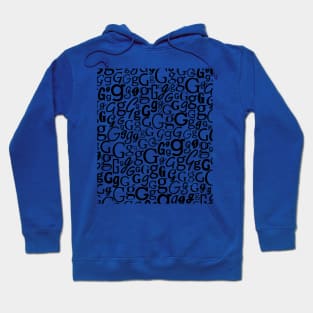 G - Typography (Black) Hoodie